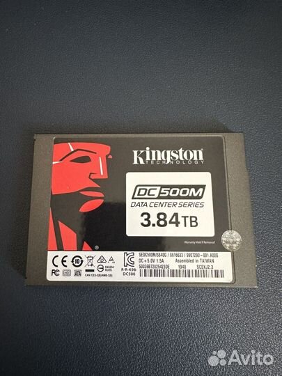 Серверный SSD Kingston DC500M 3.84tb