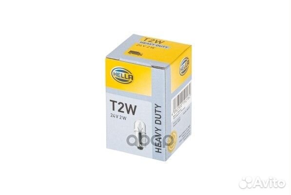 Лампа 2W 24V-2W BA9s 8GP 002 068-241 hella