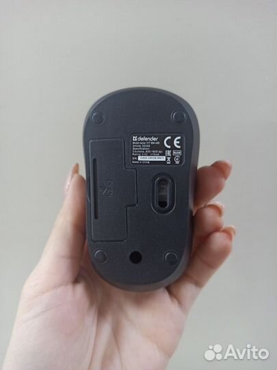 Мышь беспроводная Defender Hit MM-495 Black