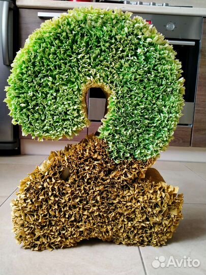 Объемная цифра 2