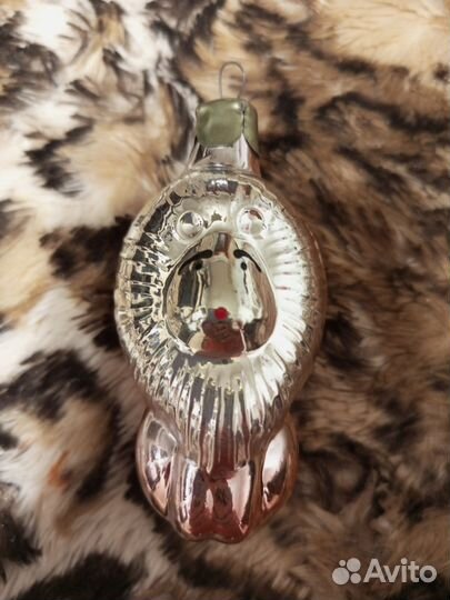 Елочные игрушки. СССР. Крокодил. Лев. Попугай.Совы