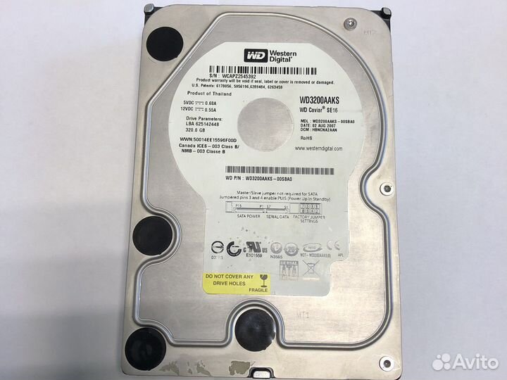 HDD 80-500gb, 2.5-3.5, sata-IDE-SAS на запчасти