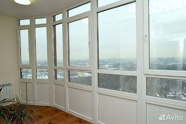 Балкон пластиковый под ключ