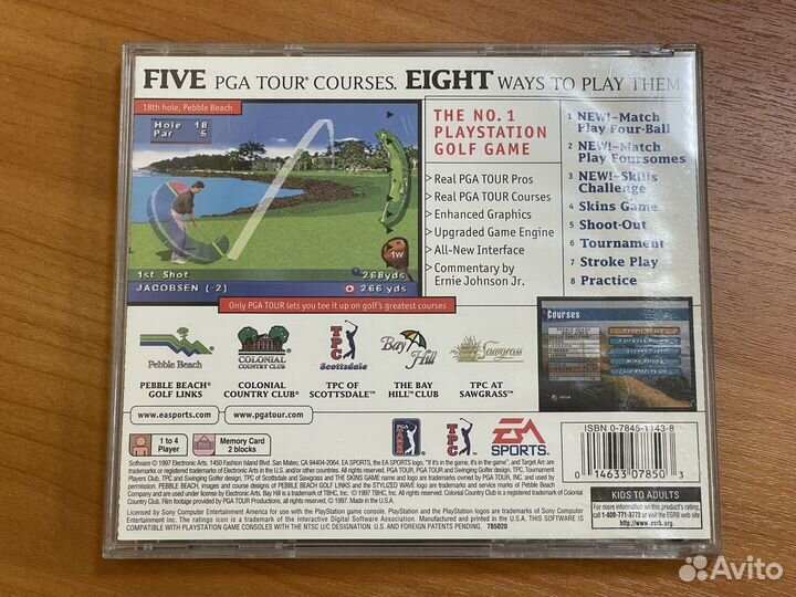 PGA Tour 98 PS1 лицензия