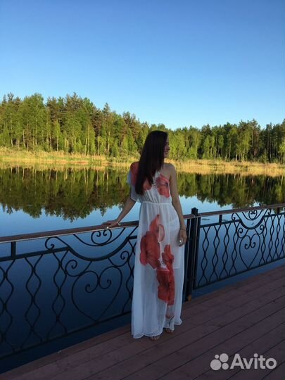 Платье макси летнее