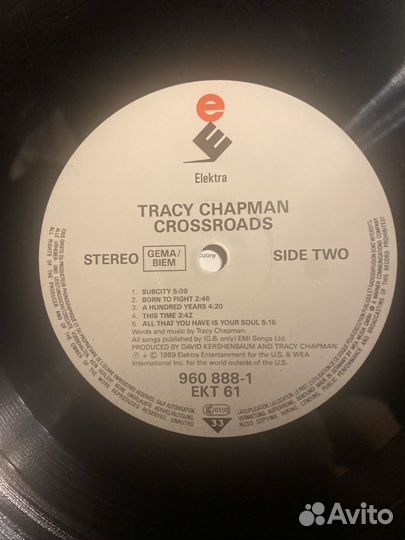 Пластинка tracy Chapman vinil