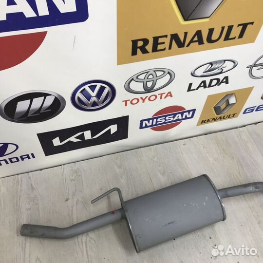 Глушитель задняя часть банка Renault symbol