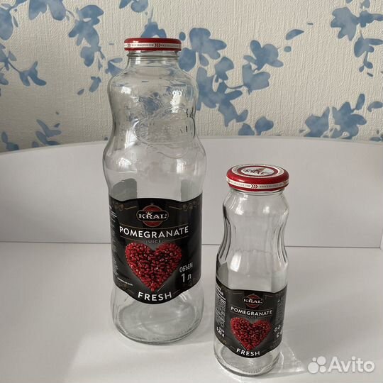 Красивые стеклянные бутылки