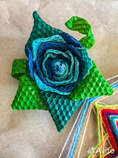 Свечи из вощины, декор, подарок, помощник