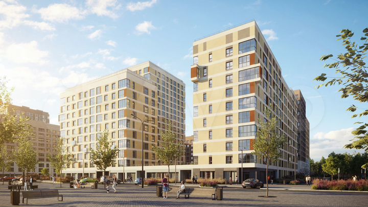 2-к. квартира, 46,2 м², 9/18 эт.