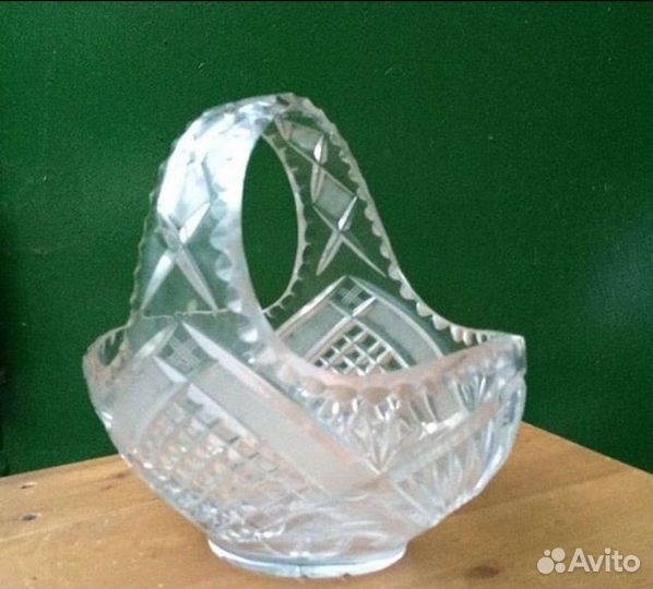 Ваза хрустальная большая СССР