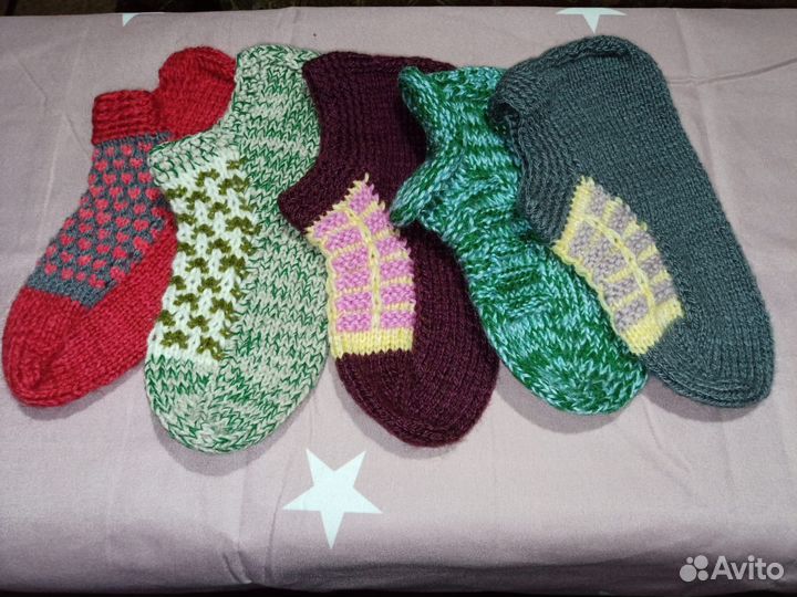Вязаные носки