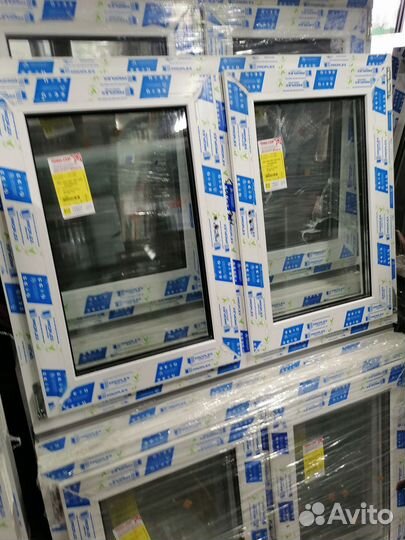 Пластиковые окна 1100х800 мм