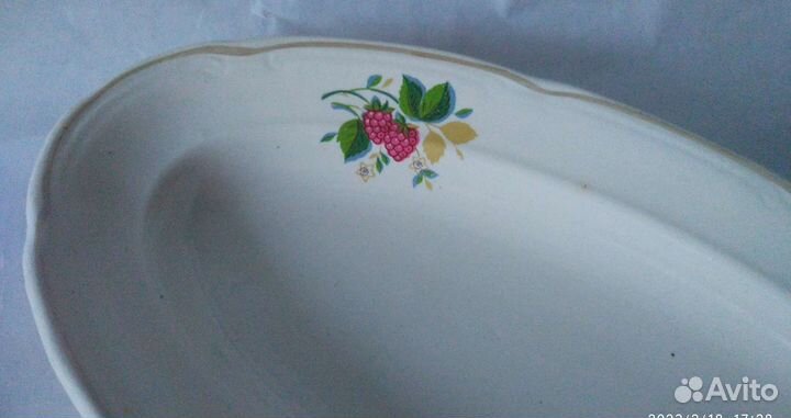 Тарелочка овальная