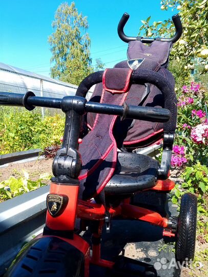 Велосипед с родительской ручкой