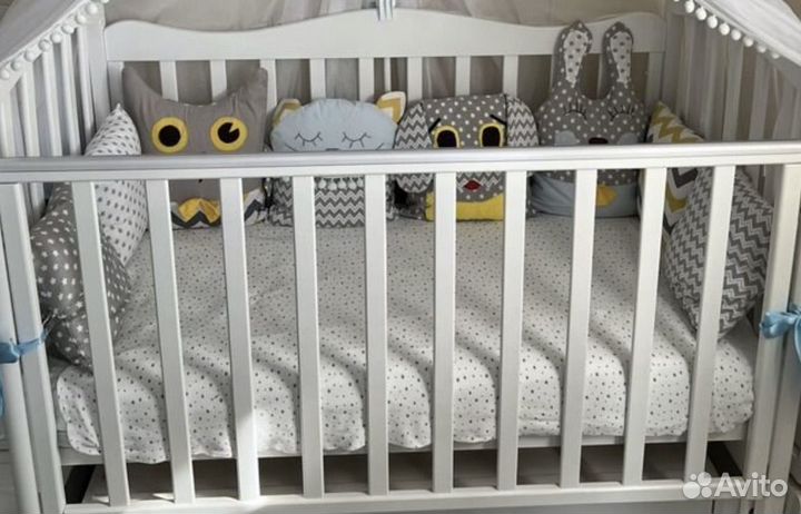 Бортики в детскую кроватку
