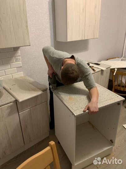 Сборка,ремонт мебели и кухонных гарнитуров
