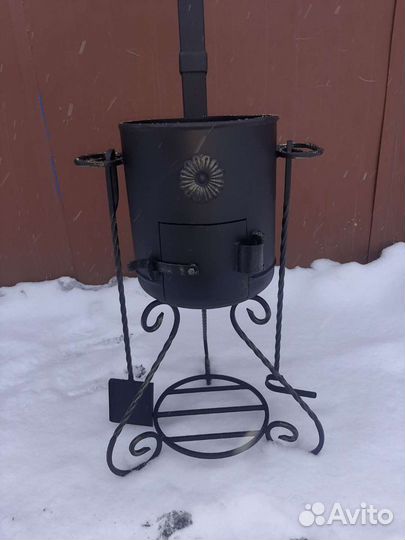 Печь дровяная под казан