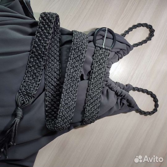 Пояс макраме