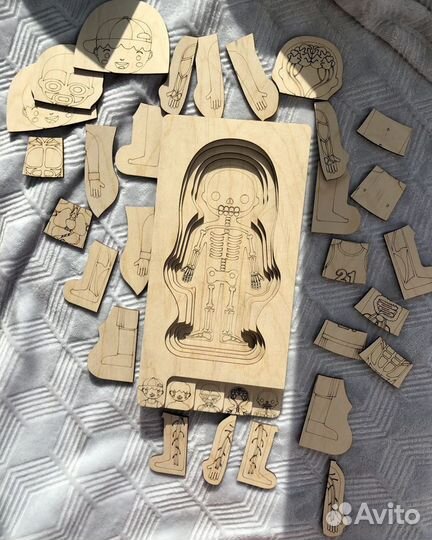 Деревянные пазлы