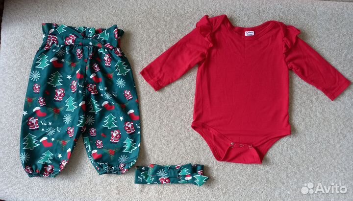 Новогодний костюм для девочки 68 см