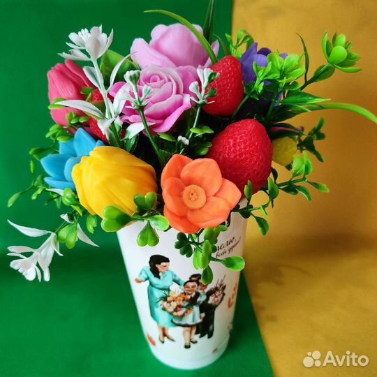 Композиция из ароматного мыла ручной работы