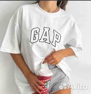 Футболка женская оверсайз с принтом