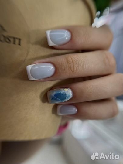 Маниккюр+гель-лак,дисковый педикюр