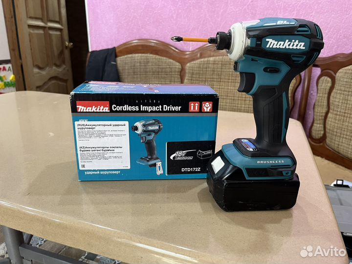 Шуруповерт ударный makita dtd 172z