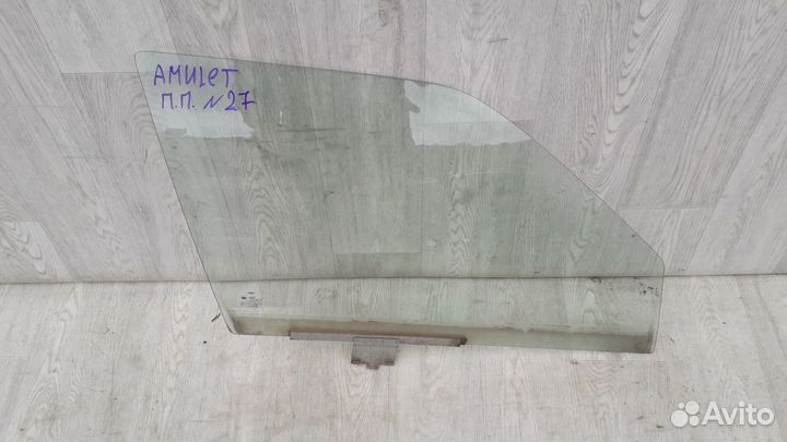 Стекло двери передней правой №27 Chery vortex Amul