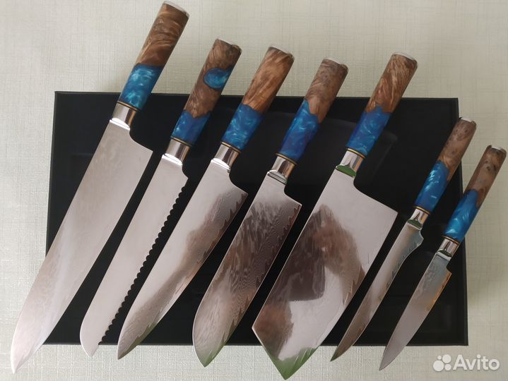 Кухонный нож, набор 7 штук