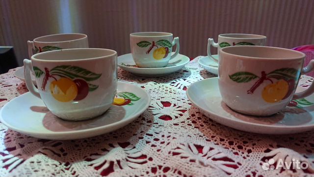 Кофейный сервиз вербилки СССР