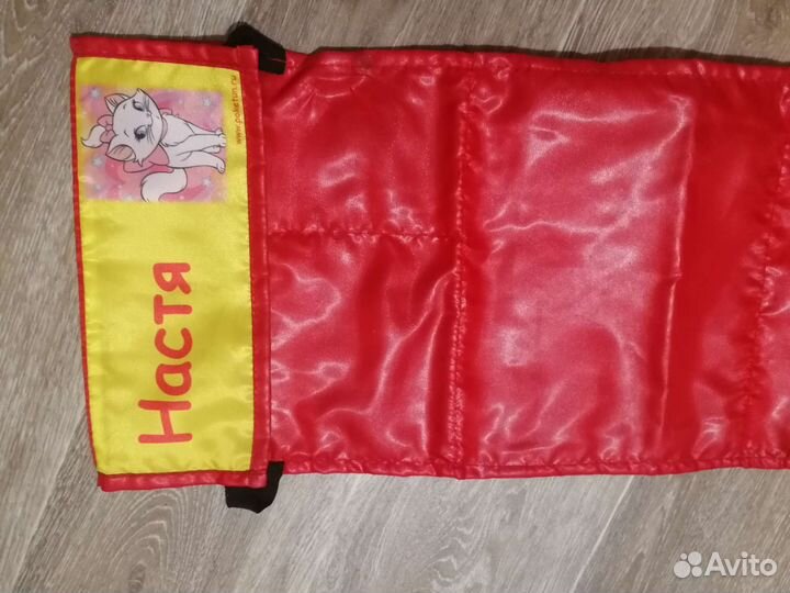 Кармашек на шкафчик в детский сад с именем Настя