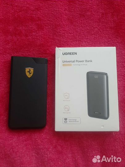 Ugreen Bank 10000mAh и Ferrari Power Bank 10000
