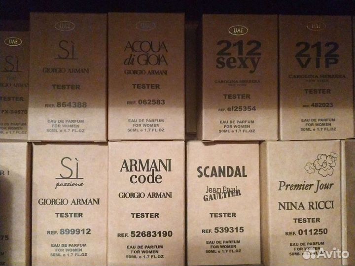 Парфюм тестеры