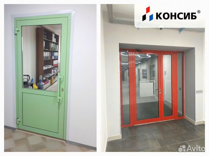 Алюминиевые двери в любой тип помещения