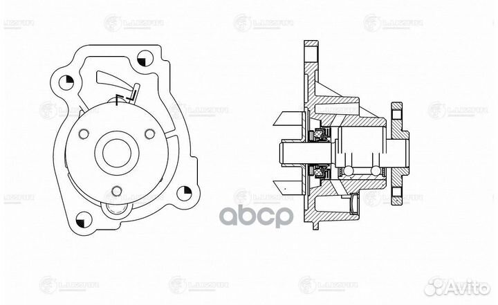 Помпа LADA Vesta (15) /Renault Arkana (19) / Du