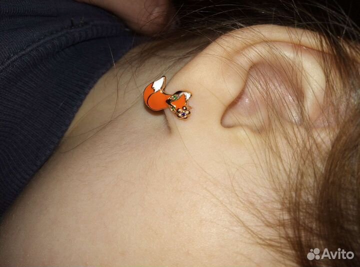 Серьги серебро