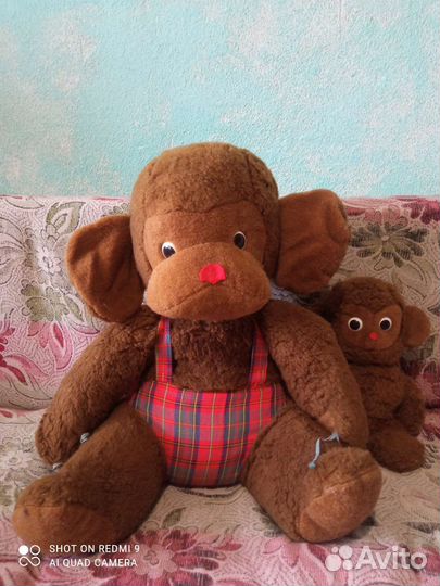 Обезьяна с малышом коллекционная, гдр, 70-80-е г