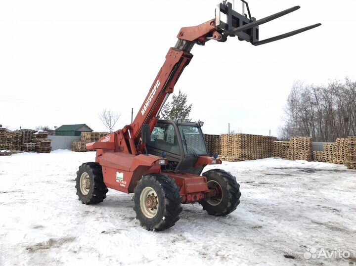 Телескопический погрузчик Manitou MT 732, 1996