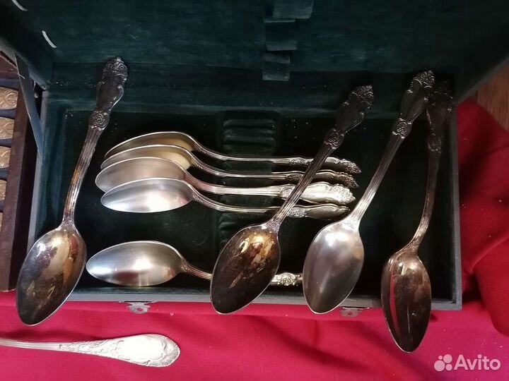 Набор столовых приборов мельхиор СССР