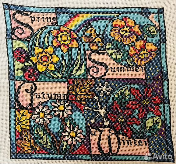 Картина вышитая крестом