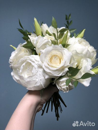 Букет невесты, дублёр, бутоньерка