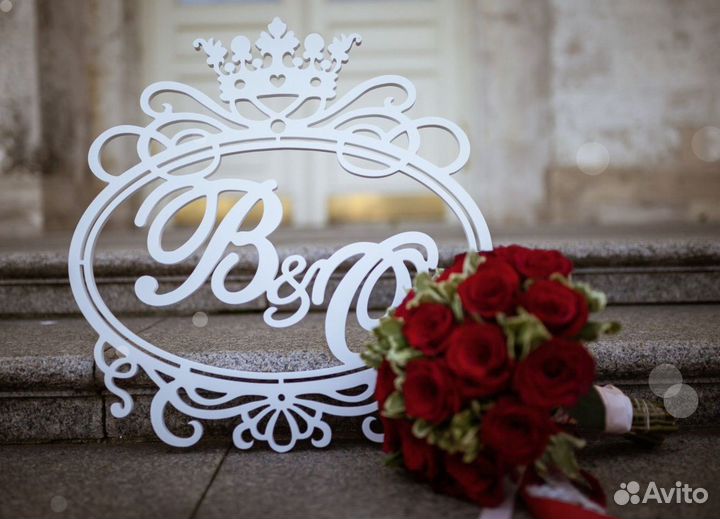 Монограмма на свадьбу
