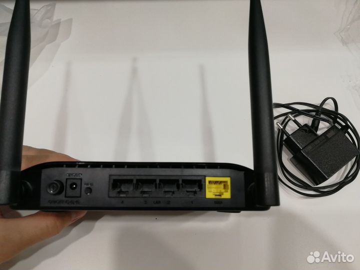 Wi-Fi роутер D-Link DIR-615S/A1, N300, черный