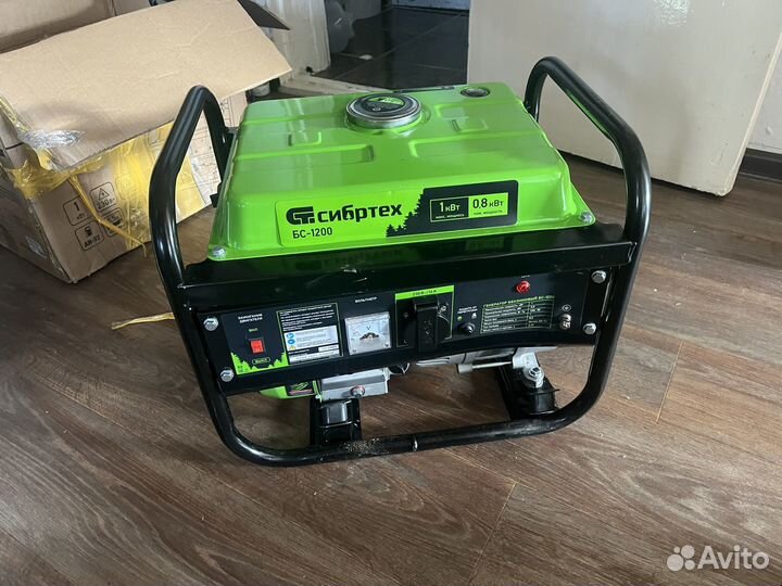 Бензиновый генератор сибртех бс-1200