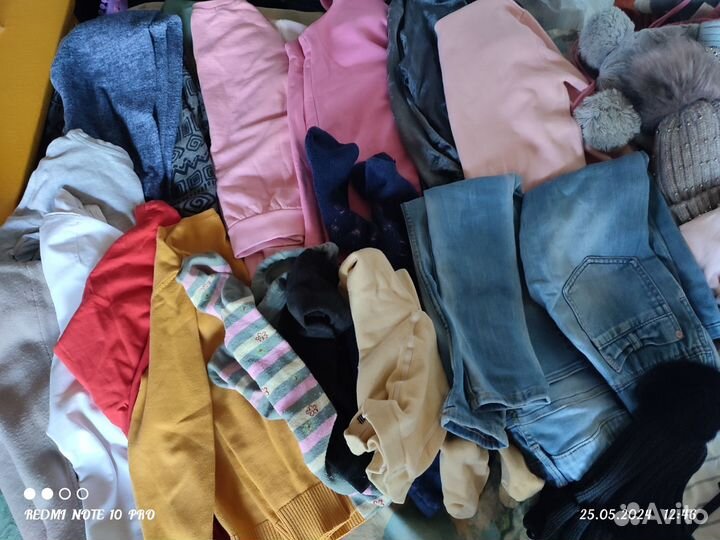 Большой пакет вещей на девочку