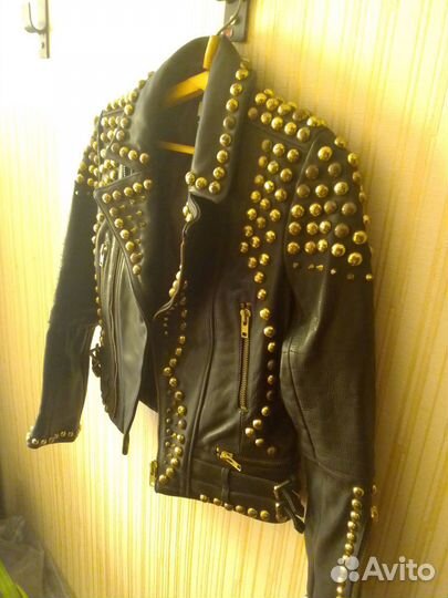 Куртка косуха Witchery. Австралия. Кожа/клёпки