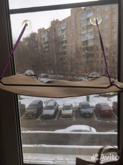 Гамак для кошек на окно