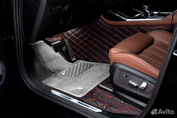 3D Коврики Mercedes Салон Багажник из Экокожи